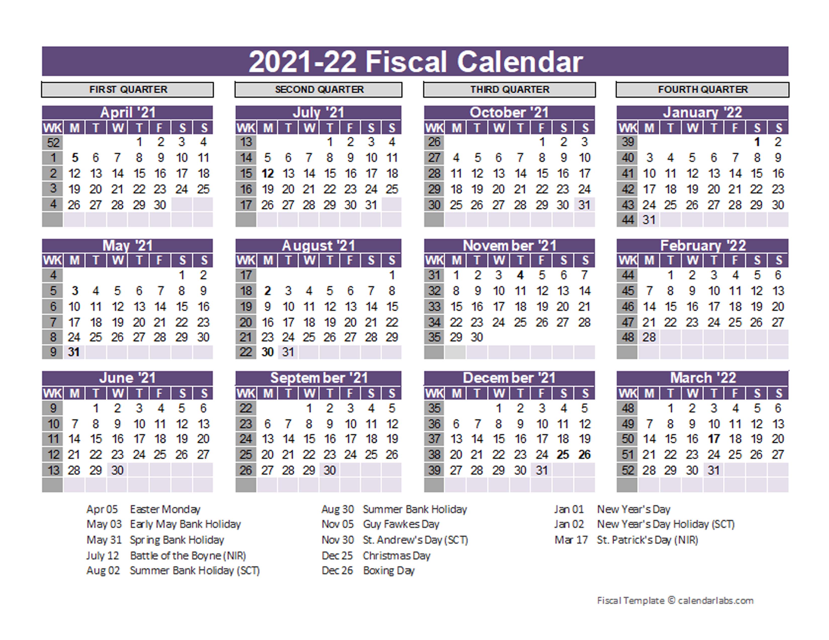 2024 Fiscal Calendar With Week Numbers - Printable Calendars AT A GLANCE