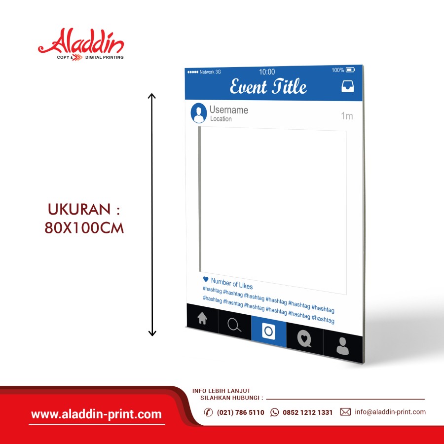 Ukuran Frame Photo Booth Instagram | Webframes.org