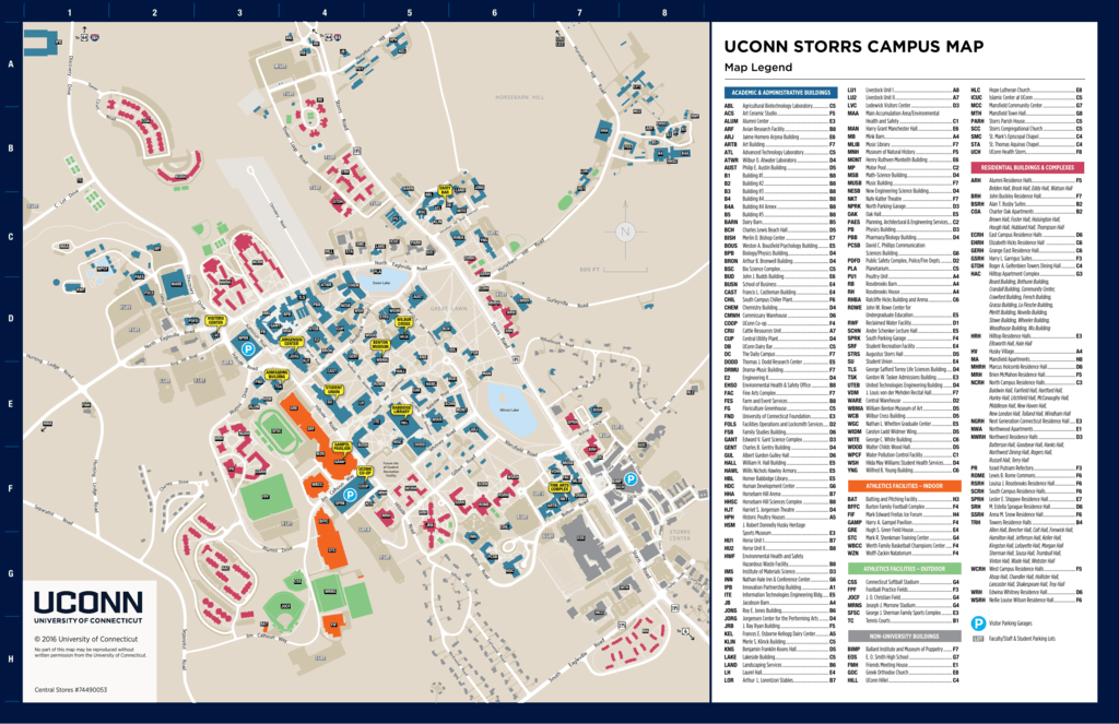 Uconn Storrs Campus Map – Verjaardag Vrouw 2020