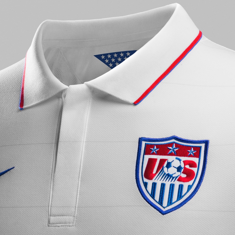 2014 USMNT Jersey with Collar - Soccer Cleats 101