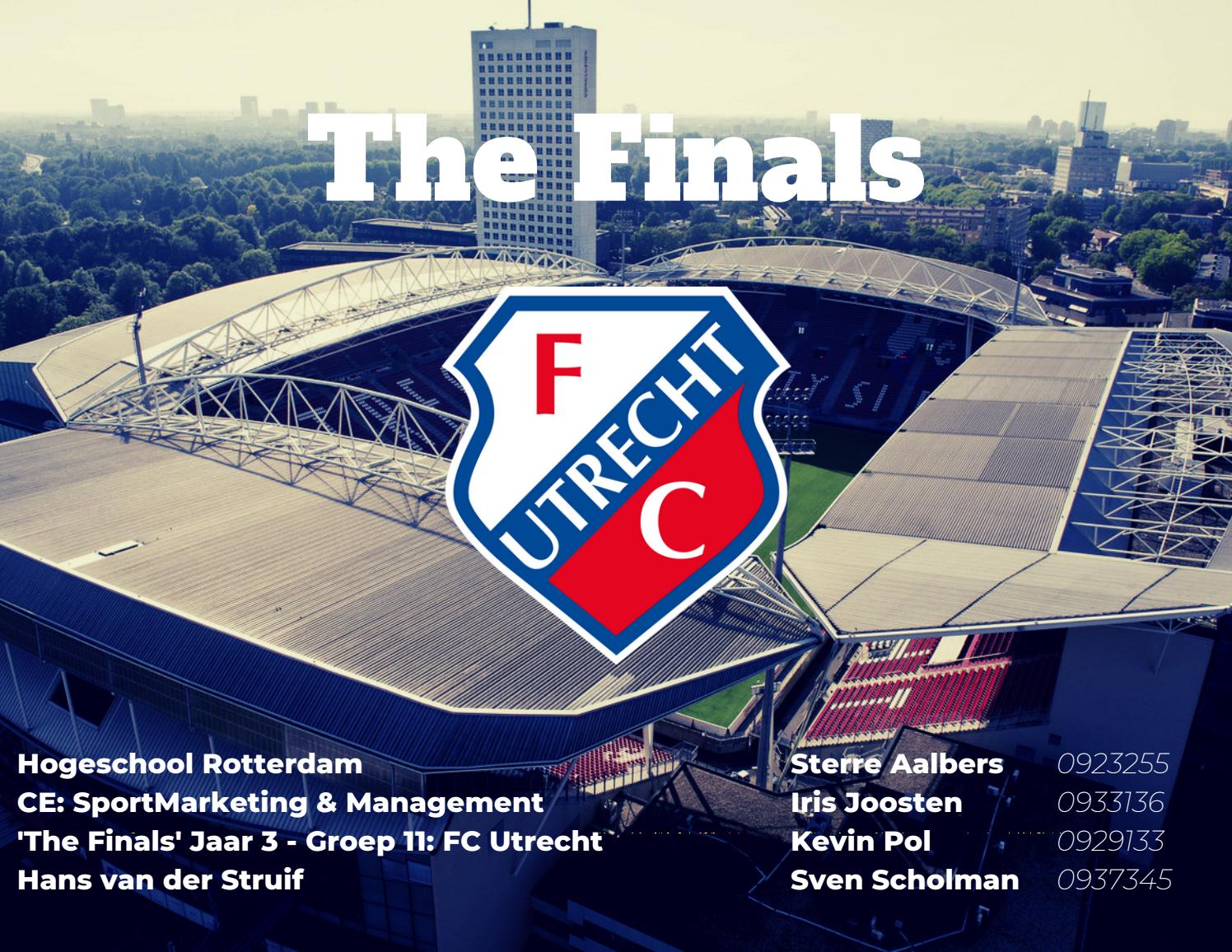 FC Utrecht - The Finals by The Finals FC Utrecht - Issuu